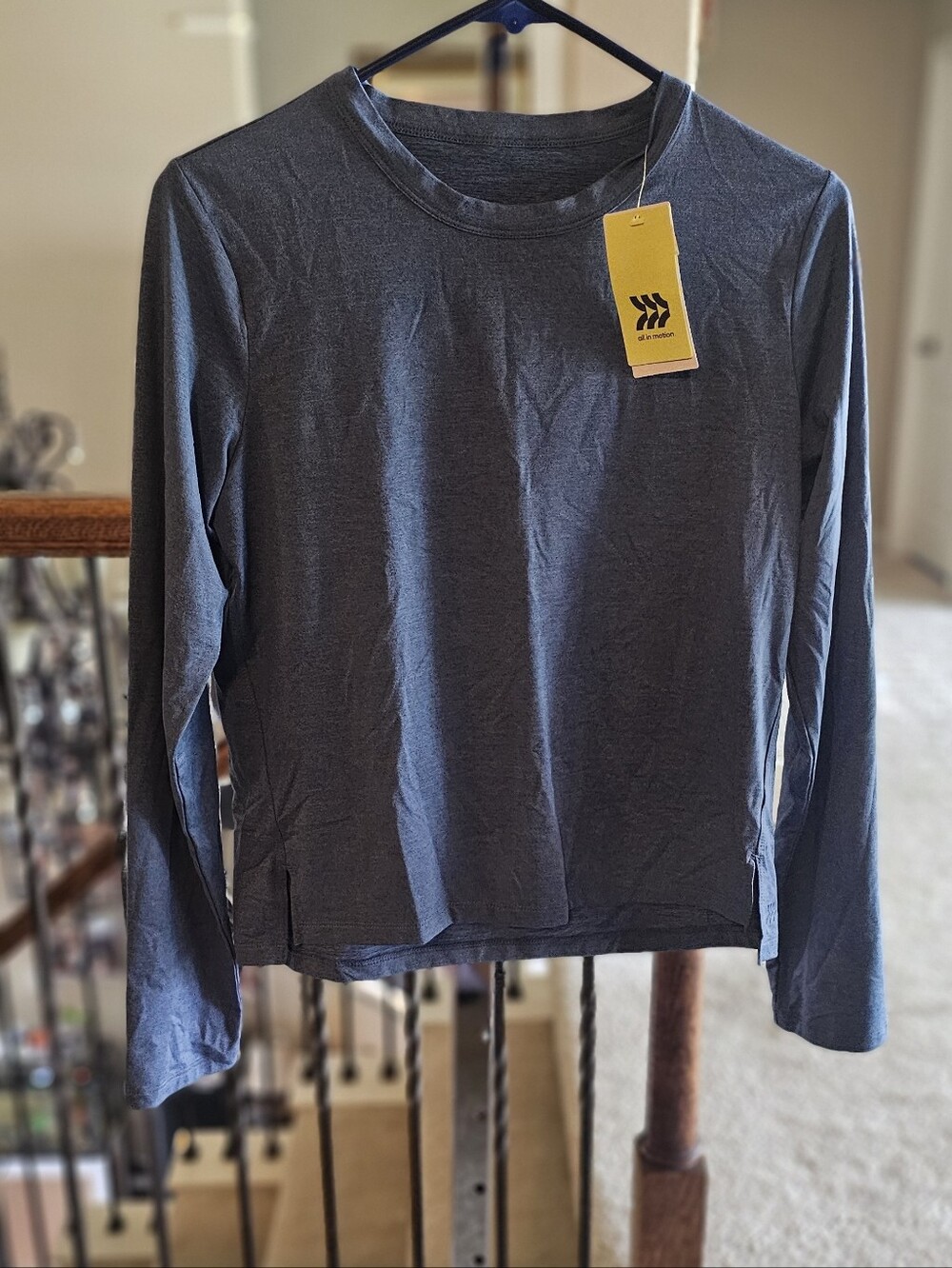 Long Sleeve Crew Neck Top